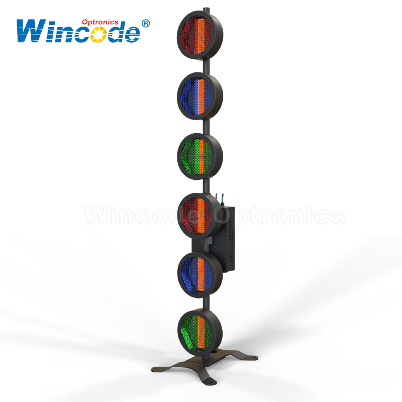 6 × 60 W RGB-LED-Bühnenhintergrundbeleuchtung im Retro-Stil 