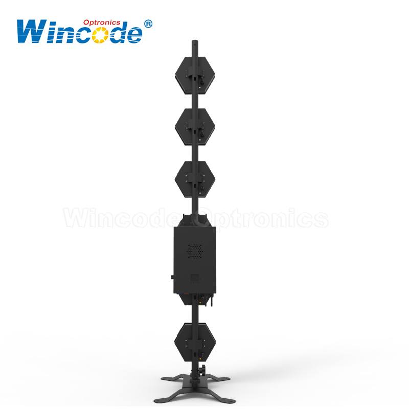 6 × 300 W Halogen-Blitzlicht im Retro-Stil 