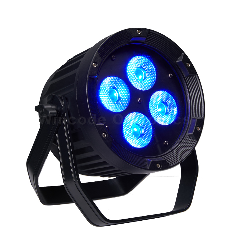 4×20W IP65 Batteriebetriebener LED-Außenstrahler mit 4-in-1-LED und kabellosem DMX