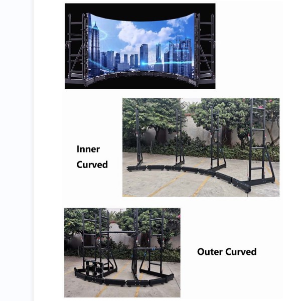 Off-Ground-LED-Bildschirm-Bodenständersystem für Mietbildschirme, mobile Bühnen, Bühnenaufbau